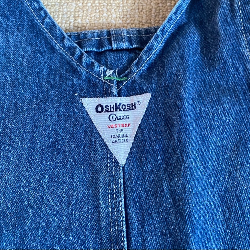 OshKosh Vestback Denim Overalls W38 L34 - Picture 10 of 13